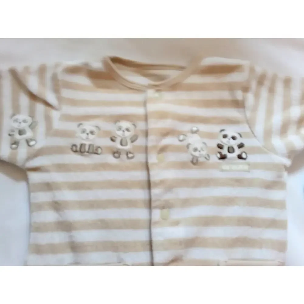 Lot of 2 Carters Baby Boys Size 6M Footie Sleeper PJ's So Cute & Mommys BigGuy